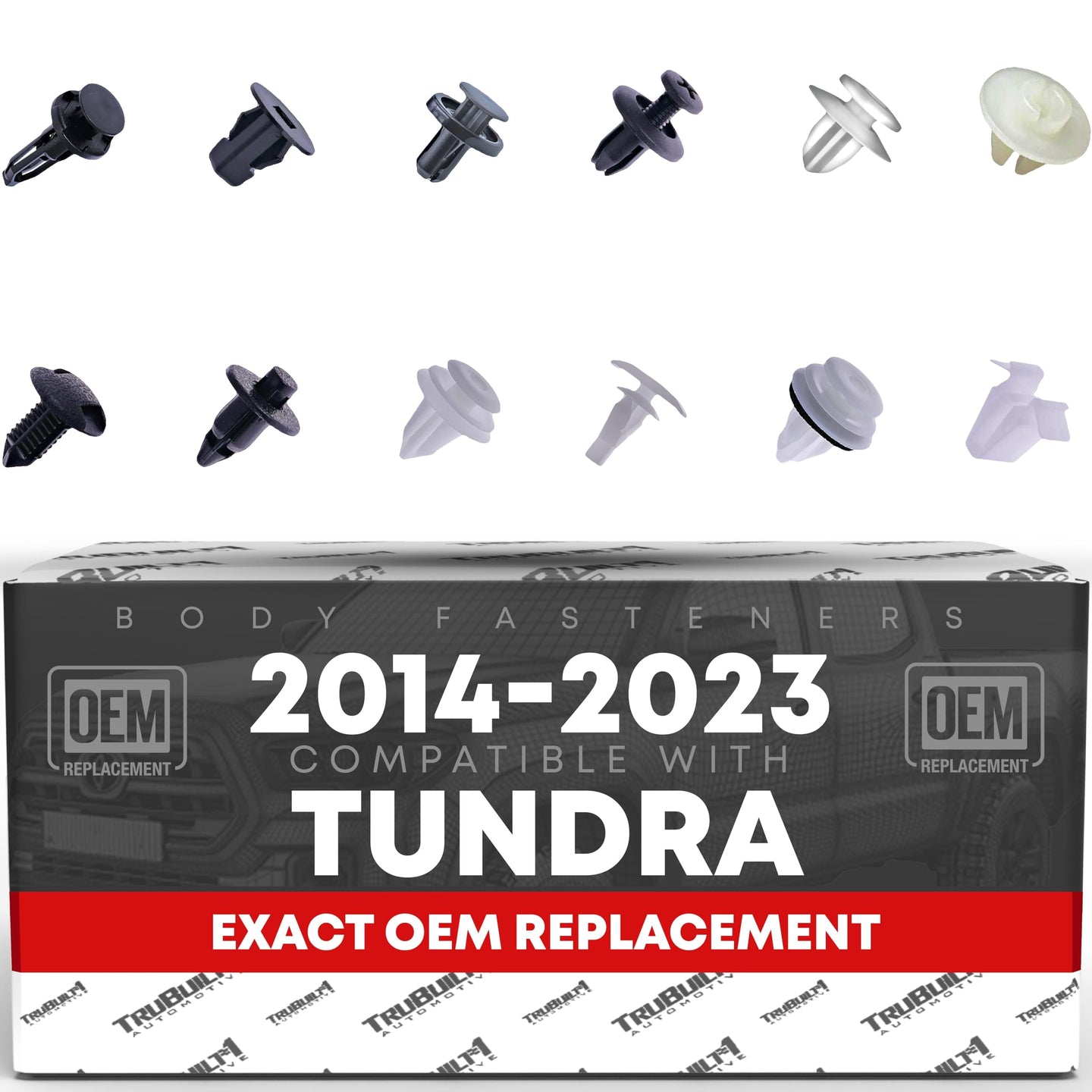 2014-2023 Toyota Tundra Body Fastener Kit 120 pcs for Bumper Grille Fender Door Trim Wheel Opening