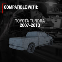 2007-2013 Toyota Tundra Tailgate Handle Assembly Replacement Upgraded Metal - Exterior Tailgate Latch Textured Black - Upgraded Metal Handle