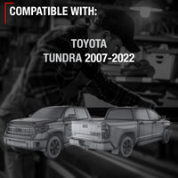 2007-2022 Toyota Tundra Tailgate Cable Replacement Set, Rear Left & Right Side, Metal 17 3/4" Long