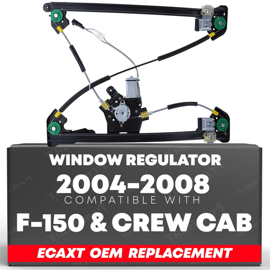 2004-2008 Ford F-150 Ford Lobo Lincoln Mark LT Power Window Regulator with Motor Assembly Front Driver Side - Regular and Crew Cab Models