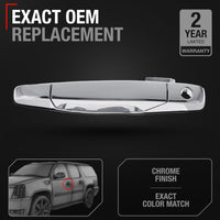 2007-2014 Chevrolet Avalanche Silverado 1500 2500 3500 Suburban Tahoe GMC Sierra 1500 2500 3500 Yukon XL Exterior Front Driver Door Handle - Front Left Driver Side