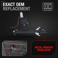 2000-2004 Dodge Dakota 1998-2003 Dodge Durango Power Window Regulator with Motor Assembly Front Driver Side