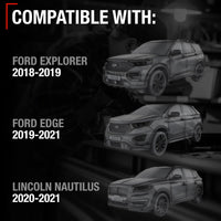 Ford Edge Explorer Lincoln Nautilus Parking Sensor Kit - 4pc Set - Backup Assist - 2018-2021