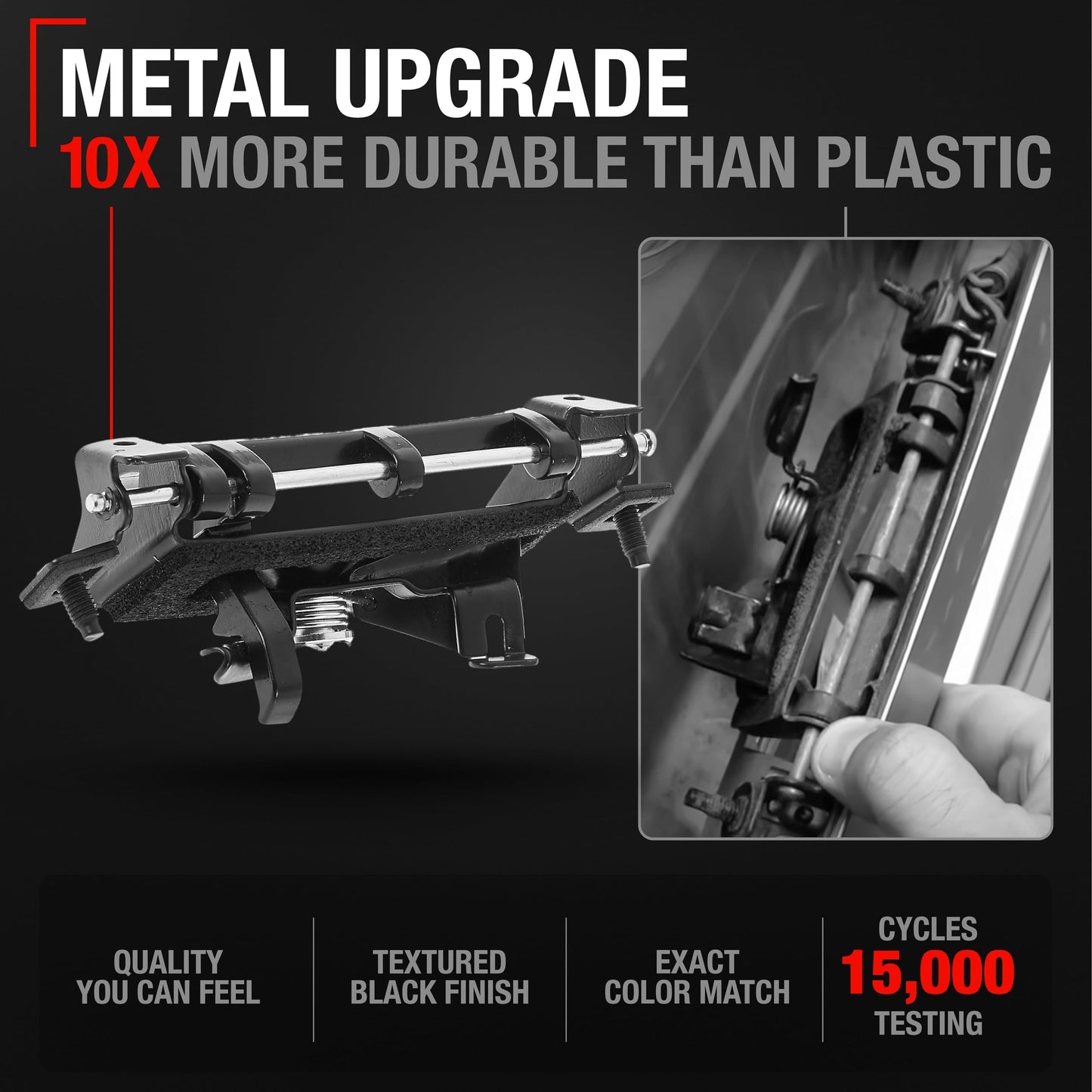 1998-2003 Toyota Sienna 2001-2007 Toyota Sequoia Tailgate Handle Assembly - Upgraded Metal Tailgate Latch Rear Door Trunk Handle - Metal