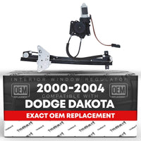 2000-2004 Dodge Dakota 1998-2003 Dodge Durango Power Window Regulator with Motor Assembly Front Driver Side