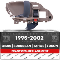 1995-2002 Chevrolet GMC C/K 1500-3500 Suburban Yukon Interior Door Handle - Upgraded Metal - Front/Rear Driver Side