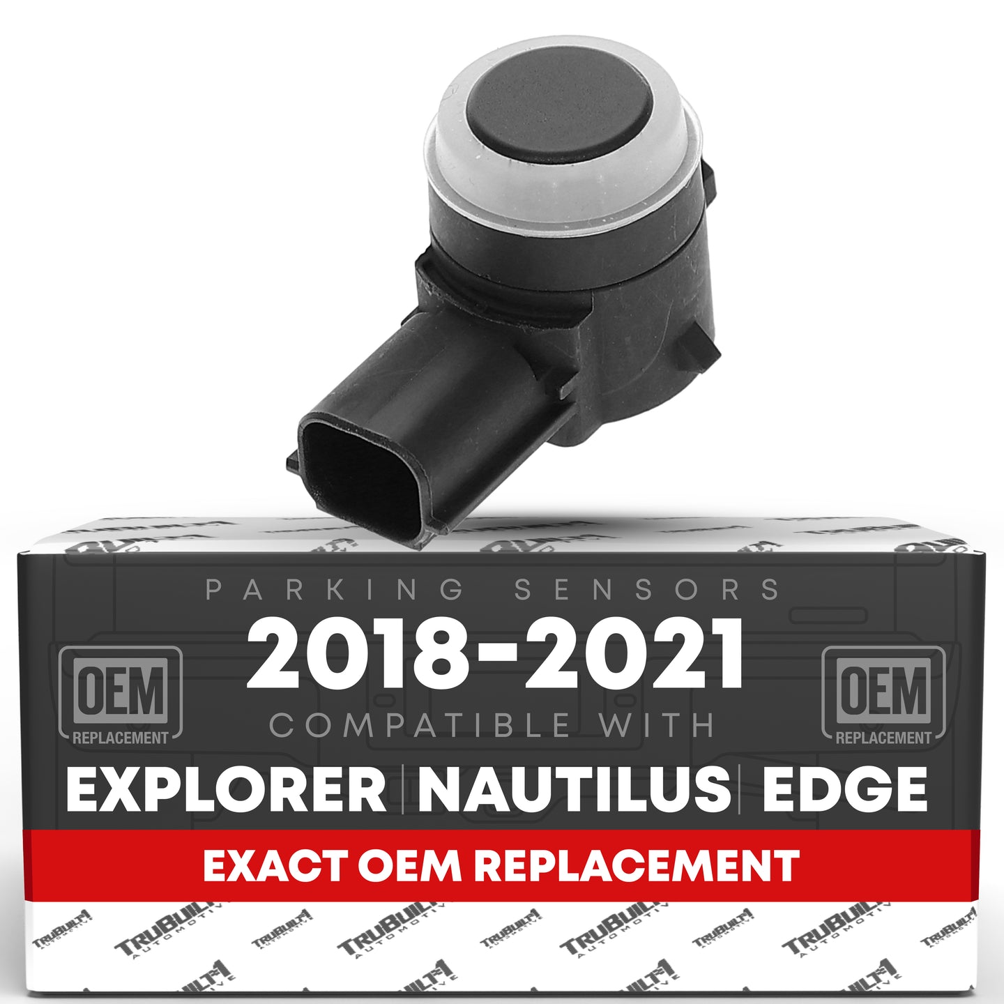 Ford Edge Explorer Lincoln Nautilus Parking Sensors - Front/Rear Bumper Sensor Kit, Backup Assist