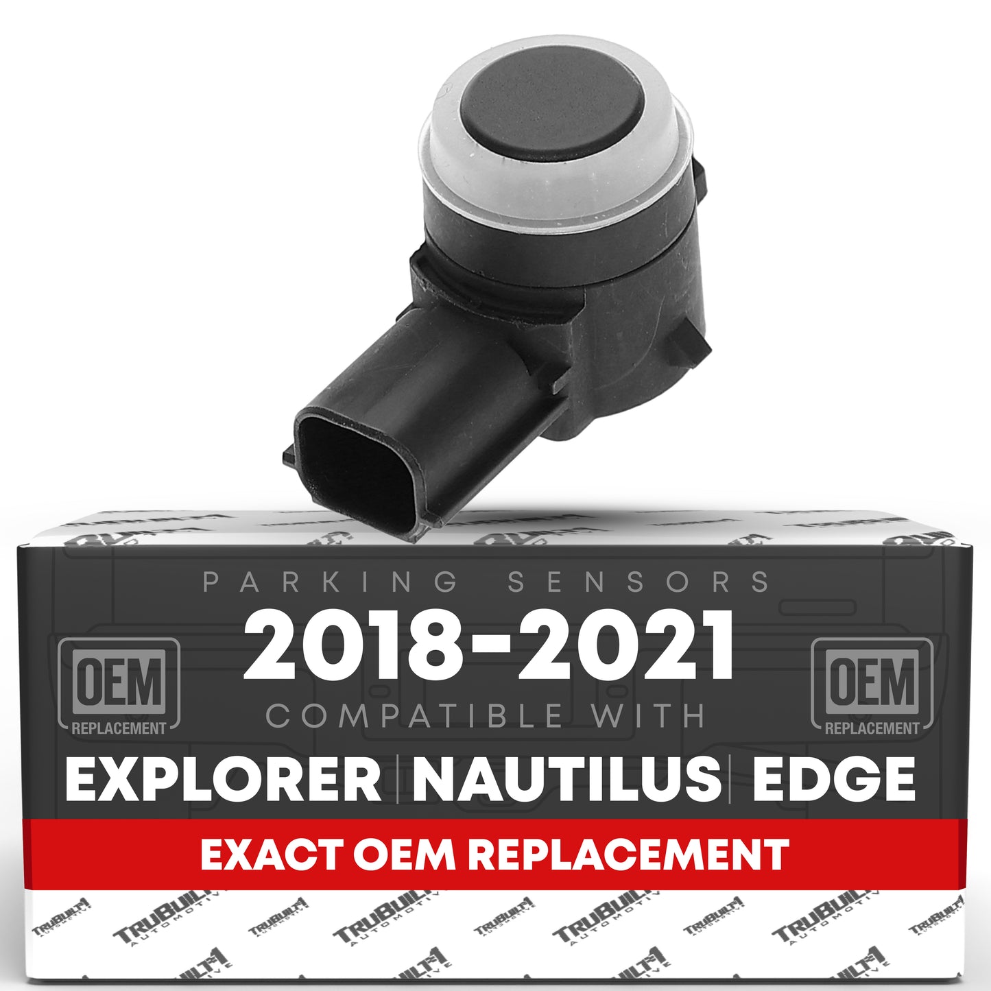 Ford Edge Explorer Lincoln Nautilus Parking Sensors - Front/Rear Bumper Sensor Kit, Backup Assist