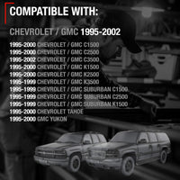 1995-2002 Chevrolet GMC C/K 1500-3500 Suburban Yukon Interior Door Handle - Upgraded Metal - Front/Rear Driver Side