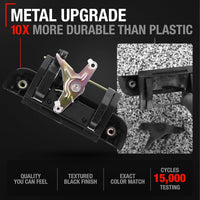 1995-2004 Toyota Tacoma Tailgate Handle Assembly - Upgraded Metal Liftgate Latch Textured Black - Tailgate Handle (Metal)