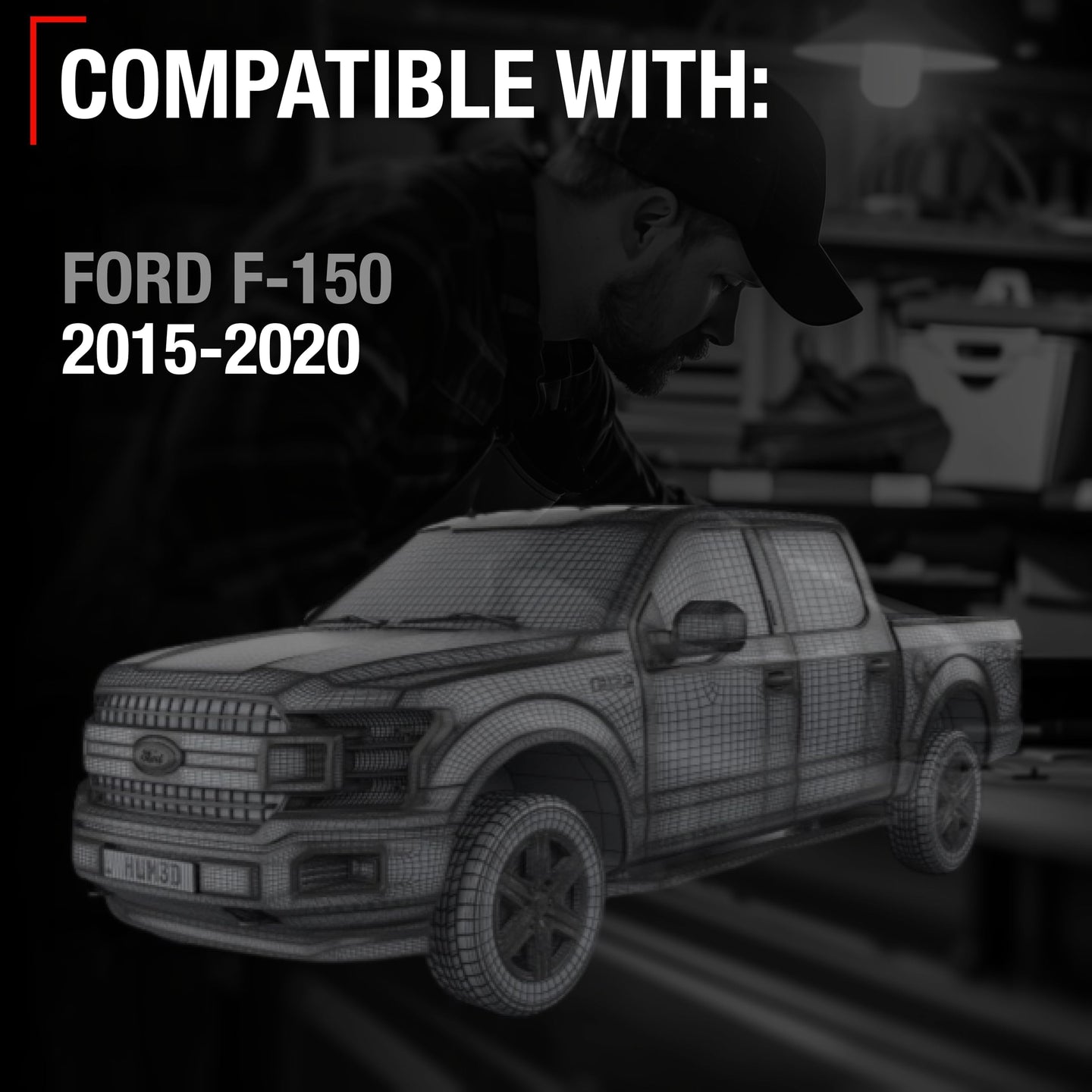 2015-2020 Ford F-150 Super Duty Car Parking Sensors 4 Pieces - Front or Rear Bumper Parking Aid Sensor Backup Reverse Parking Assist Kit