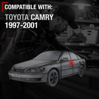 1997-2001 Toyota Camry Interior Front or Rear Driver Door Handle - Beige Ivory Plastic - Front or Rear Driver Side Handle