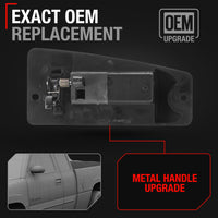 1999-2007 Chevrolet Silverado 1500 2500 GMC Sierra 1500 2500 3500 Extended Cab Rear Driver Door Handle - Upgraded Metal - Left Side Ext Cab Handle (Metal)