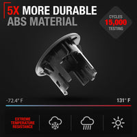 2020-2022 Ford F-250 F-350 Super Duty Crew Cab Extended Cab Parking Sensors Housing Bezel, Exterior Rear Driver Side - Rear Bumper Parking Aid Sensor Bezel