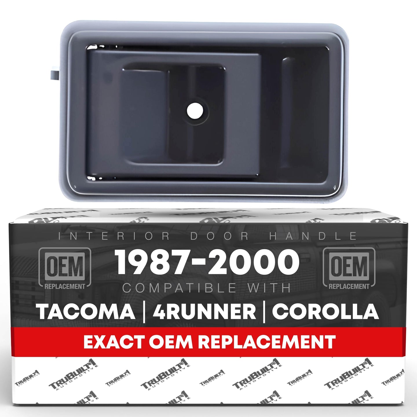 1988-1993 Toyota Corolla 1989-1995 4Runner Pickup 1995-2000 Tacoma Interior Front Driver Door Handle - Gray - Gray,Driver Door Handle