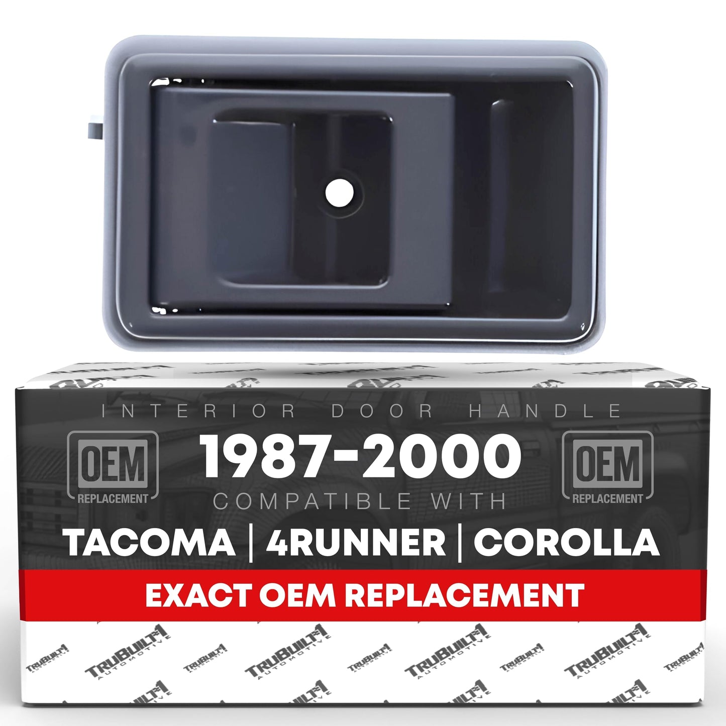 1988-1993 Toyota Corolla 1989-1995 4Runner Pickup 1995-2000 Tacoma Interior Front Driver Door Handle - Gray - Gray,Driver Door Handle