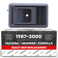 1988-1993 Toyota Corolla 1989-1995 4Runner Pickup 1995-2000 Tacoma Interior Front Driver Door Handle - Gray - Gray,Driver Door Handle