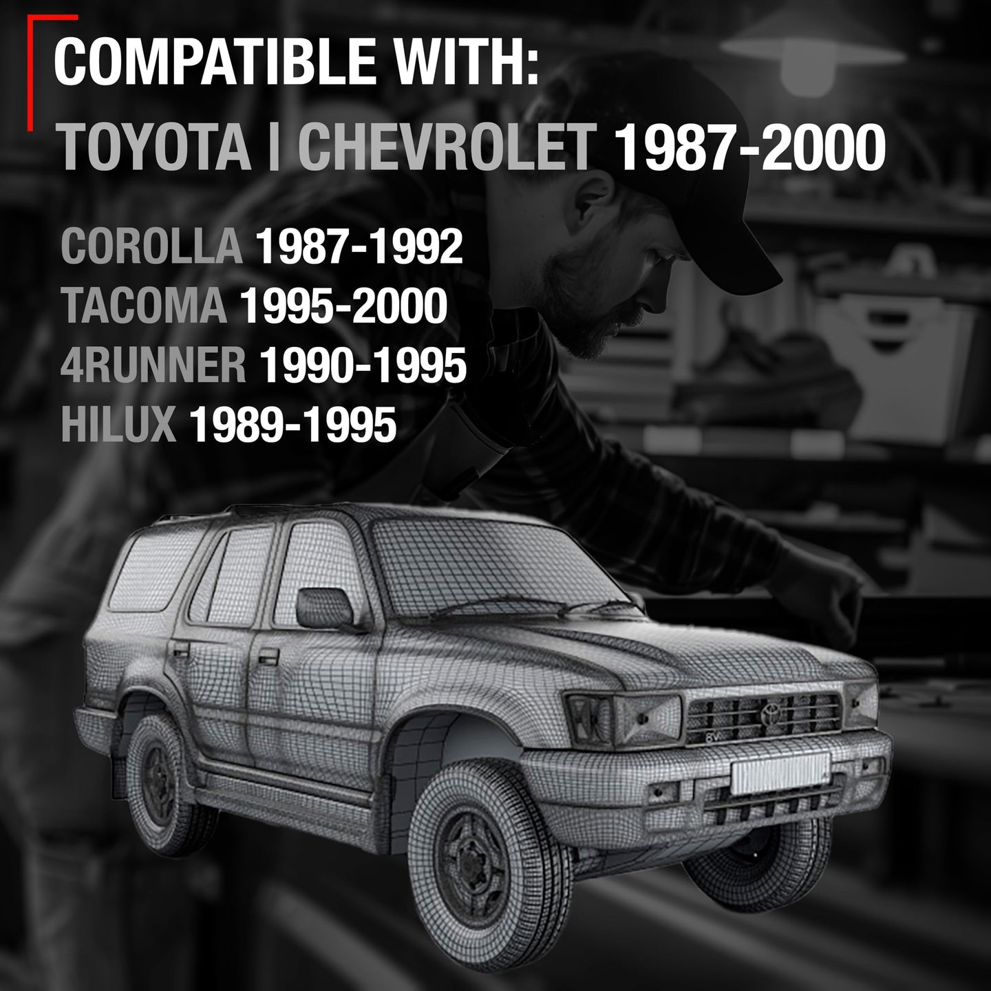 1988-2000 Toyota Corolla 4Runner Pickup Tacoma Geo Prizm Interior Front and Rear Passenger Door Handle - Brown Plastic - Brown,Passenger Door Handle