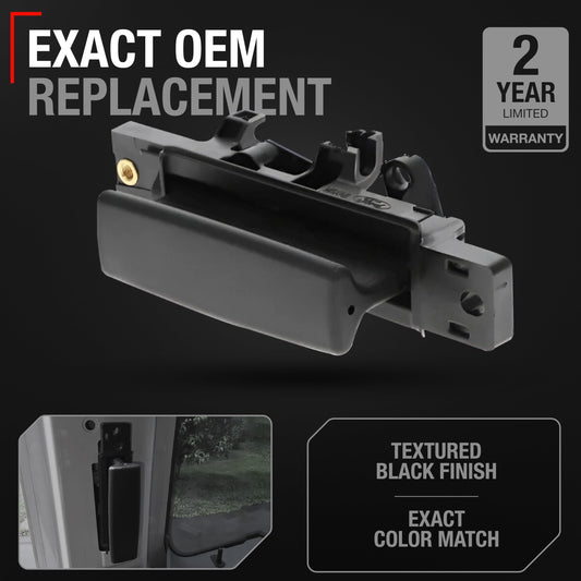 2014-2024 Ford Transit 2015-2019 Ford F-150 Interior Passenger Sliding Door Handle Replacement - Textured Black Plastic - Interior Sliding Door Handle