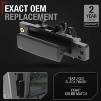 2014-2024 Ford Transit 2015-2019 Ford F-150 Interior Passenger Sliding Door Handle Replacement - Textured Black Plastic - Interior Sliding Door Handle