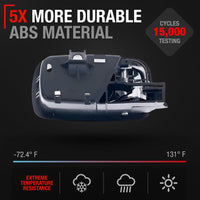 2005-2010 Chevrolet Cobalt 2007-2010 Pontiac G5 Interior Front Driver Door Handle Chrome Handle Black Housing - Front Driver Side Handle