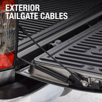 Dodge Ram Tailgate Cable Set - Rear Left & Right, 21-1/4" Metal Support Straps for 1500 2500 3500