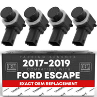 2017-2019 Ford Escape Car Parking Sensors 4 Pieces - Front or Rear Bumper Backup Reverse Parking Assist Kit