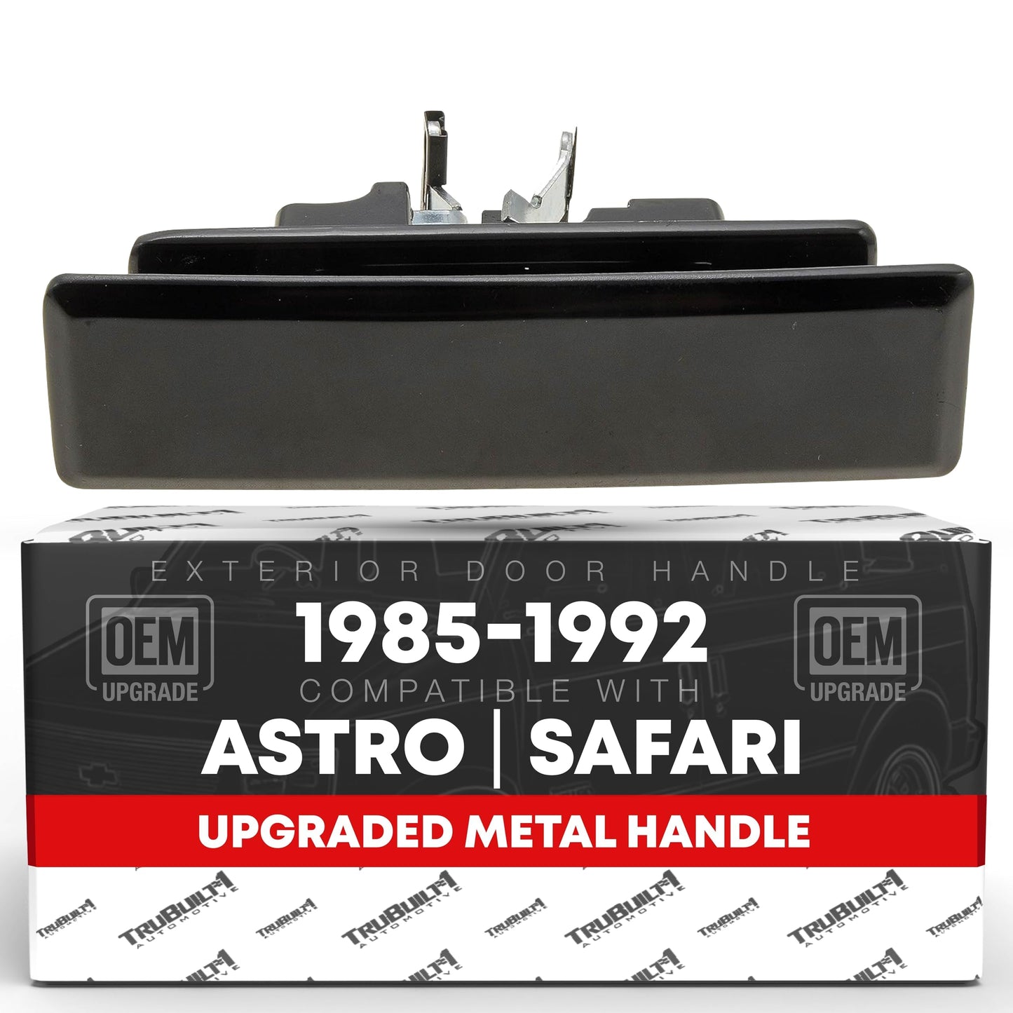 1985-1992 Chevrolet Astro GMC Safari 1990-1996 Pontiac Trans Sport Lumina APV Exterior Rear Sliding Door Handle - Upgraded Metal - Driver + Passenger Sliding Handle