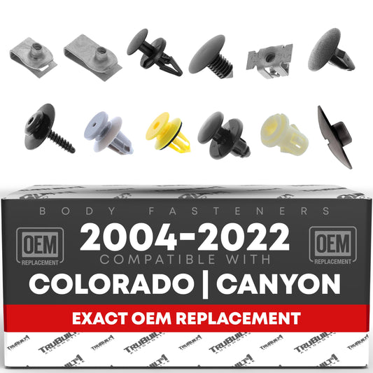 2004-2012 Chevrolet Colorado GMC Canyon Body Fastener Kit - Bumper Grille Fender Door Trim Wheel Opening