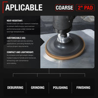 3M Roloc Surface Conditioning Disc SC-DR, 2", Pack of 25 - Type R - Rust Remover for Metal - Conditioning Disc Coarse 2"