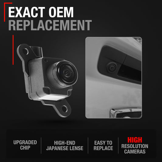 Dodge Ram Viper Rear View Backup Camera - Reverse Park Assist - 2013-2017 Models