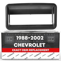 1988-2002 Chevrolet C1500 K1500 C2500 C3500 K2500 K3500 GMC C1500 K1500 C2500 C3500 K2500 K3500 Tailgate Bezel - Textured Black - Bezel