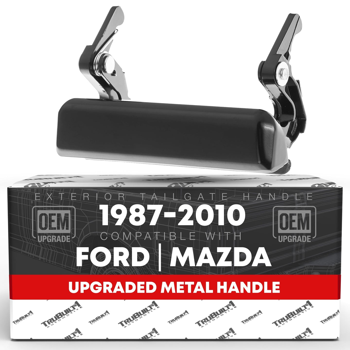 1993-2003 Ford Ranger 1994-2010 Mazda B-Series Tailgate Handle Latch Assembly, Upgraded Metal - Tailgate Handle - Metal