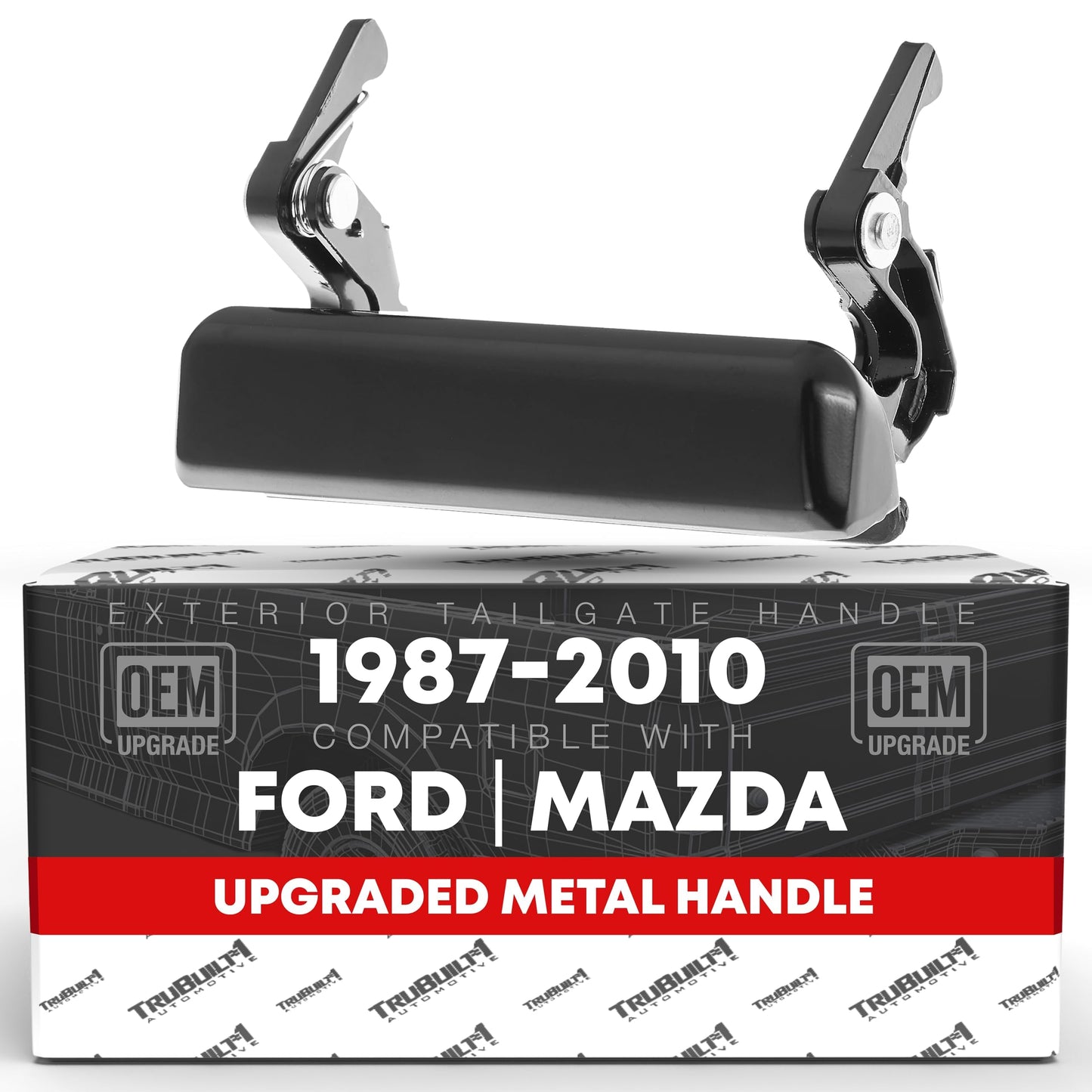 1993-2003 Ford Ranger 1994-2010 Mazda B-Series Tailgate Handle Latch Assembly, Upgraded Metal - Tailgate Handle - Metal