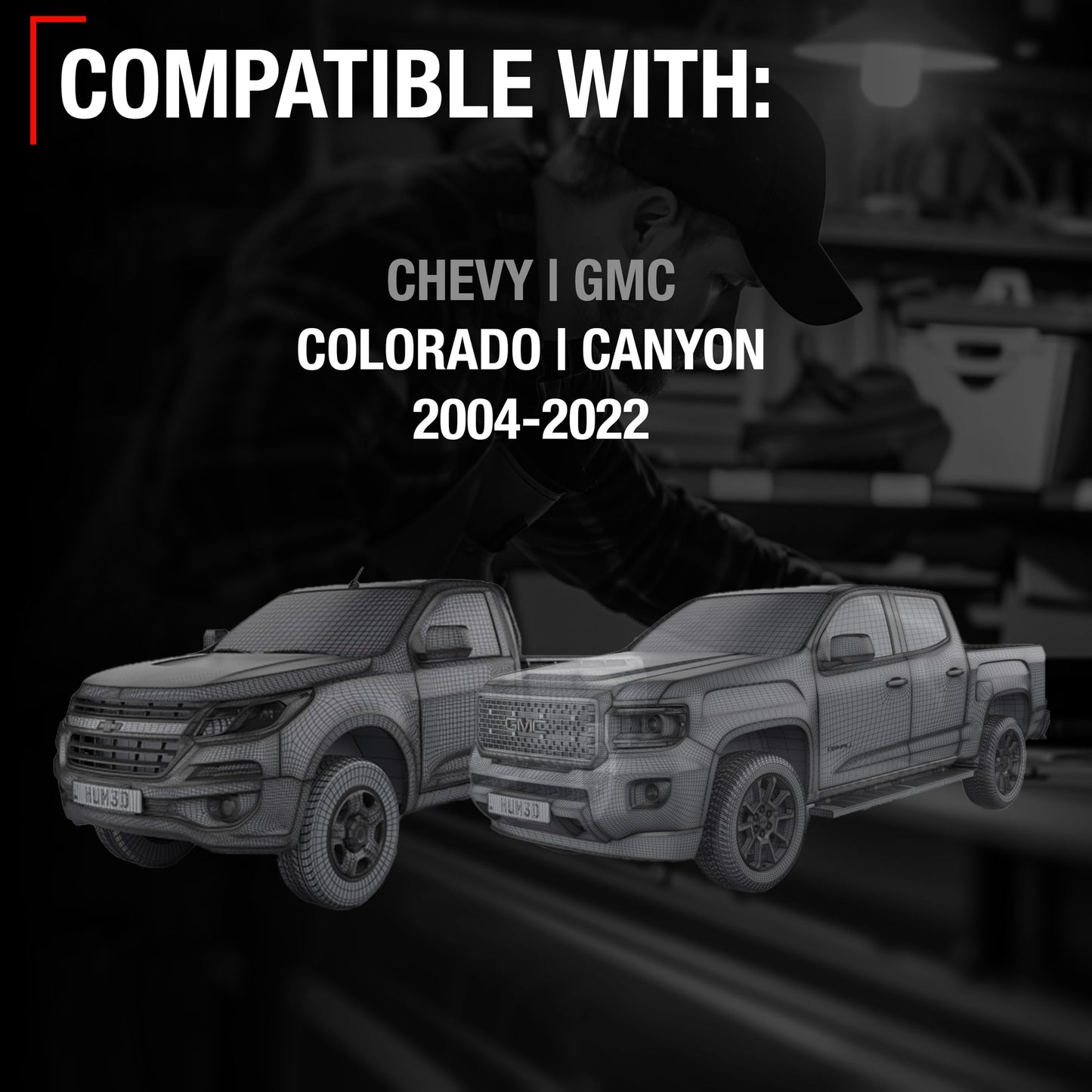 2004-2012 Chevrolet Colorado GMC Canyon Body Fastener Kit - Bumper Grille Fender Door Trim Wheel Opening
