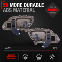 1995-2002 Chevrolet GMC C1500 K1500 C2500 K2500 C3500 K3500 C3500HD C5500 Suburban Interior Front/Rear Driver & Passenger Door Handle - Front/Rear Driver + Passenger Side