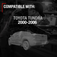 2000-2006 Toyota Tundra Tailgate Handle Latch - Upgraded Metal Exterior Tailgate Assembly Textured Black with Keyhole - Metal Upgrade