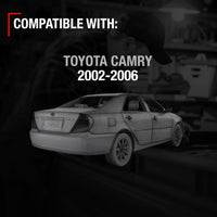 2002-2006 Toyota Camry Speaker Grille Replacement Set, Rear Left & Right Side - Gray - Gray