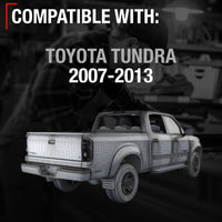 2007-2013 Toyota Tundra Tailgate Handle Latch with Camera Hole - Exterior Tailgate Latch Assembly Textured Black - OE Replacement Handle