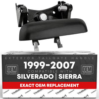 Chevrolet Silverado GMC Sierra Tailgate Handle Assembly - Textured Black - Tailgate Handle