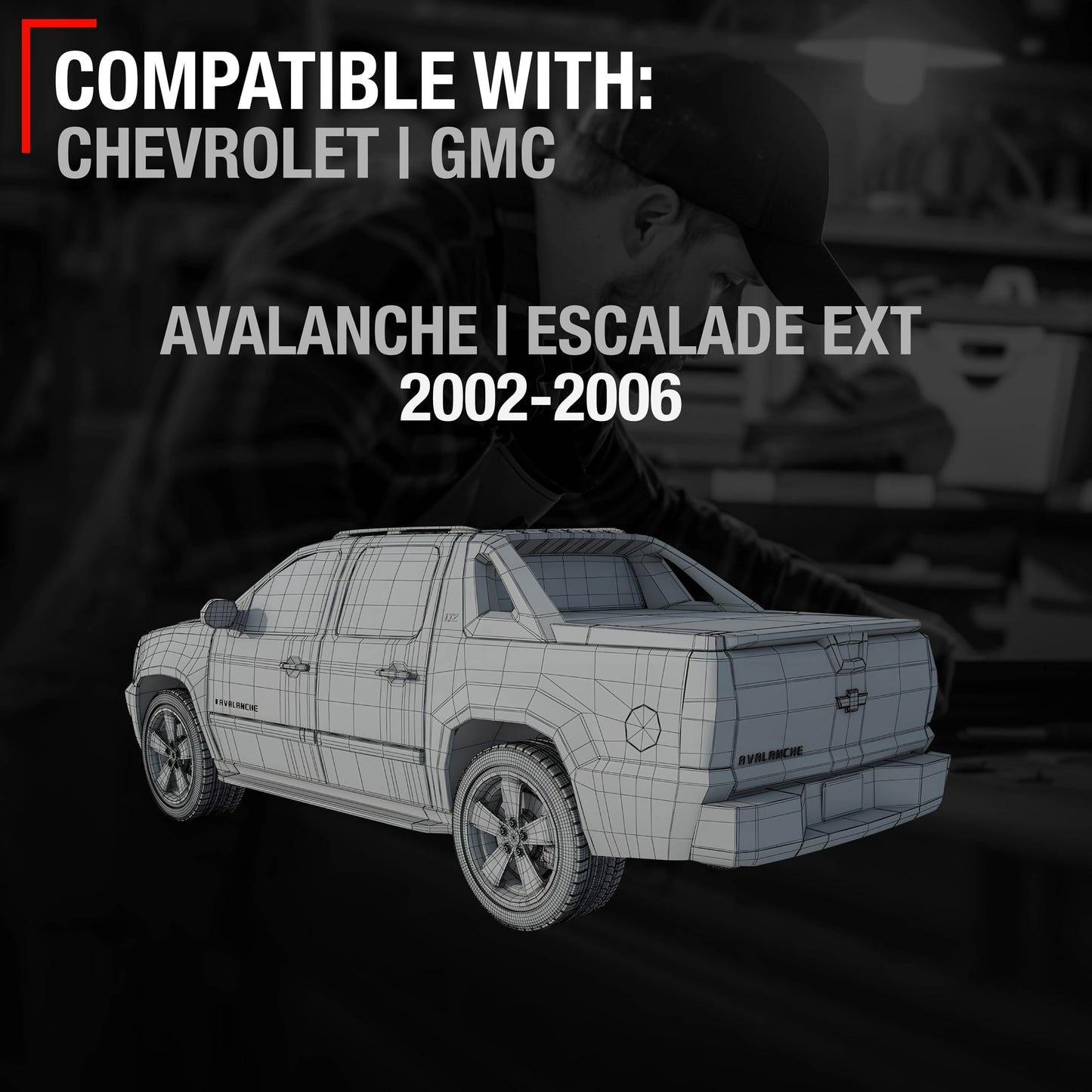 1999-2007 Chevrolet Silverado 1500 2500 3500 GMC Sierra 1500 2500 3500 2002-2006 Cadillac Escalade ESV EXT Avalanche Tailgate Latch Left & Right - Left + Right Tailgate Latch