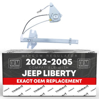 2002-2007 Jeep Liberty Power Window Regulator with Motor Assembly Front Driver Side - Driver Side Regulator