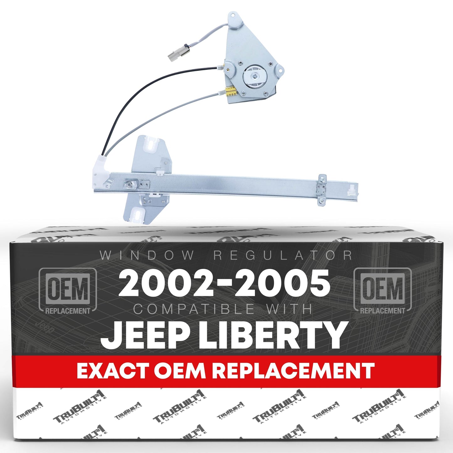 2002-2007 Jeep Liberty Power Window Regulator with Motor Assembly Front Driver Side - Driver Side Regulator