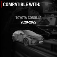 Toyota Corolla Side Mirror, Passenger Side - Powered, Manual Fold, Heated, Convex Glass, Smooth Black - Passenger Side Mirror