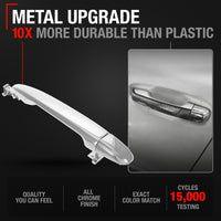 Toyota Tacoma Lexus GX470 Front Passenger Door Handle - All Chrome, Exterior Metal Upgrade - Front Passenger Side Handle