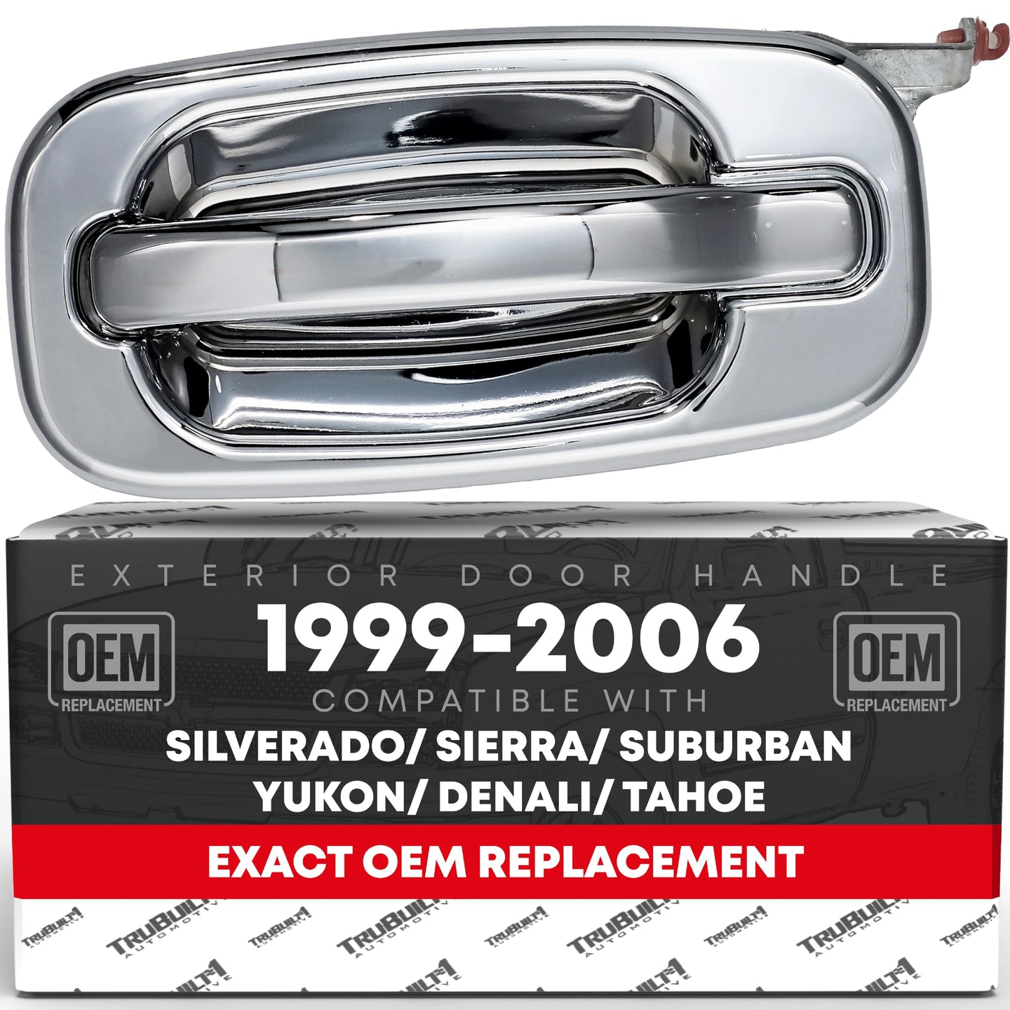 Chevy Silverado Suburban Rear Driver Door Handle - All Chrome - 1999-2006 - Rear Driver Side