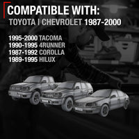 Toyota Corolla Tacoma Passenger Door Handle - Interior - Gray Plastic - 1988-2000 - Gray,Passenger Door Handle