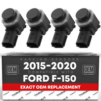2015-2020 Ford F-150 Super Duty Car Parking Sensors 4 Pieces - Front or Rear Bumper Parking Aid Sensor Backup Reverse Parking Assist Kit