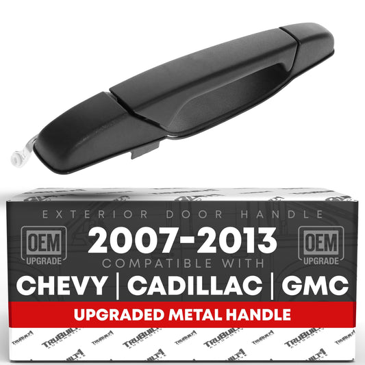 Chevy Silverado Rear Passenger Door Handle - Textured Black - Upgraded Metal - 2007-2014 - Rear Passenger Side Handle