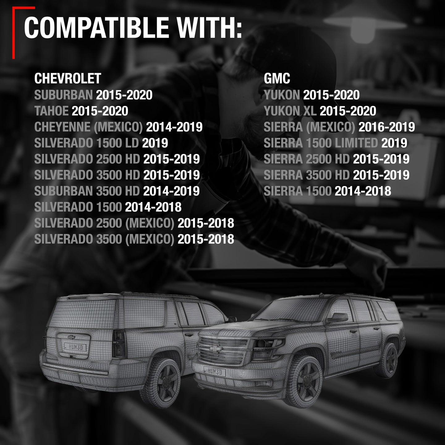 2015-2022 Chevrolet Colorado Front Driver Door Handle w/ Cover & Gasket, All Chrome - Front Driver Side Handle